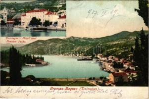 1907 Gruz, Gravosa (Dubrovnik, Ragusa); Deisinger&#039;s Hotel Petka / szálloda