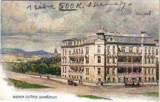 1908 Wien, Vienna, Bécs XVIII. Wiener Cottage Sanatorium. Sternwartestrasse 74. (EK)