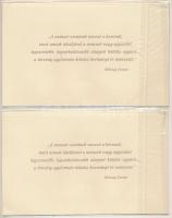 2000. 2000Ft "Millennium" bontatlan díszcsomagolásban (2x) sorszámkövetők T:UNC Adamo F56A