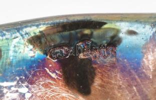 Ezüst(Ag) Otto Feiler tál, aljában Ausztria 1780SF Tallér Ag "Mária Terézia" utánveret, je...