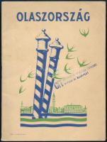 cca 1930 Olaszország, fekete-fehér képekkel illusztrált, magyar nyelvű utazási ismertető prospektus, 32 p.