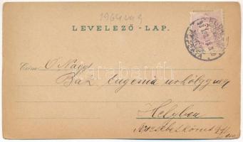 1898 (Vorläufer) Lublófüred, Lublófürdő, Kúpele Lubovna (Ólubló, Stará Lubovna); Lubló vára, Hygiea ...