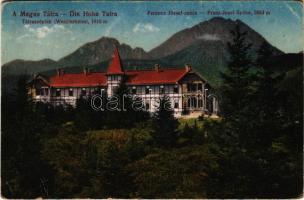 Tátraszéplak, Tatranska Polianka, Westerheim (Magas-Tátra, Vysoké Tatry); Tivoli villa, Ferenc József-csúcs / Franz-Josef-Spitze / Stít Frantiska Jozefa (Gerlachovsky stít) / villa, mountain peak (EK)