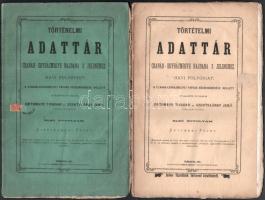 Történelmi Adattár. Csanád-egyházmegye hajdana s jelenéhez. 1871. 1. évfolyam. szeptember, október, november, Szerk. Orthmayr Tivadar, Szentkláray Jenő. Temesvár, 1871, Diemer Károly. Folyamatos lapszámozás. Kiadói papírborítóban