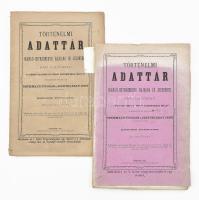 Történelmi Adattár. Csanád-egyházmegye hajdana s jelenéhez. 1872. 2. évfolyam. július, augusztus, Szerk. Orthmayr Tivadar, Szentkláray Jenő. Temesvár, 1872, Diemer Károly. Folyamatos lapszámozás. Kiadói papírborítóban