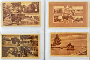 BALATON - Kb. 160 db modern magyar Képzőművészeti Alap képeslap albumban