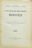 A Pécs-Baranyamegyei Múzeum Egyesület értesítője. Szerk.: Dr. Szőnyi Ottó. V. évfolyam, 4. füzet . Pécs, 1912 , Pécs-Baranyamegyei Múzeum Egyesület. Fekete-fehér illusztrációkkal, mellékletekkel. Kiadói papírkötésben