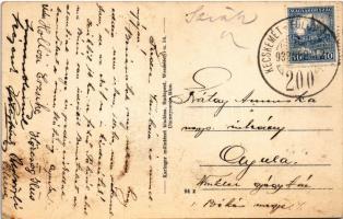 1932 Páhi (Kiskőrös), Községháza, Római katolikus templom + "KECSKEMÉT - FÜLÖPSZÁLLÁS 200"...