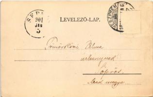 1901 Veszprém, Angolkisasszonyok zárdája. Pósa Endre kiadása. Erdélyi cs. és kir. udvari fényképész ...