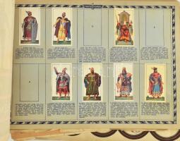 cca 1930-1940 Nagy gyűjtőalbum és gyűjtőkép tétel: Szent István Cikóriagyár gyűjtőalbumok, 6 db: Kép...