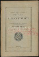 A Felső-Magyarországi Múzeum-Egylet hatodik évkönyve. Szerk. Dr. Stöhr Antal. Kassa, 1885. Kosch és Scharf. 111p. Kiadói papírkötésben Benne éremgyűjteményről szóló cikk