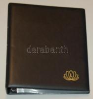 Használatlan Lindner  Nr. 5800 gyűrűs képeslap berakó betétlapokkal kis szépséghíbával