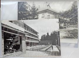 MÁTRA - Kb. 100 db modern magyar fekete-fehér Képzőművészeti Alap képeslap albumban