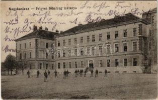 1916 Nagykanizsa, Frigyes főherceg laktanya. Schwarz és Tauber kiadása (fl)