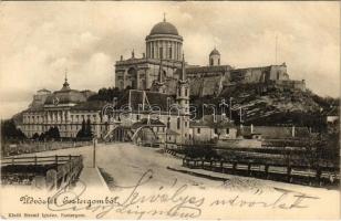 1906 Esztergom, Bazilika, híd. Stromf Ignác kiadása (fa)