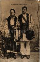 1916 Bukowinaer Bauerntypen / Bukovinai népviselet / folklore from Bucovina. Verlag Moritz Gottlieb (Czernowitz) + "K.u.K. Platzkommando der 24. Inf. Trupp. Div." (EM)