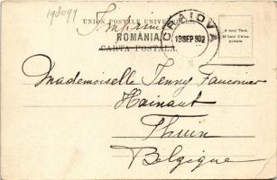 1902 Craiova, Királyi; Gara. Editura Jonita M. Plesea / vasútállomás / Bahnhof / railway station (EB...