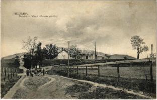 Helemba, Hellenbach, Chlaba; Stanica / Vasútállomás. Tóth Kálmán kiadása / railway station (fl)