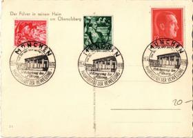 Adolf Hitler. Der Befreier Deutschlands 30. Januar 1933. Der Führer in seinem Heim am Obersalzberg. ...