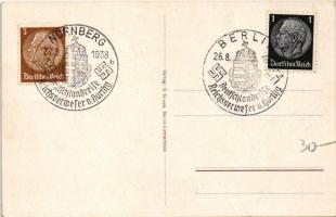 1938 Staatstreffen Hitler - von. Horthy; Verlag O. Struck "1938 Deutschlandreise Reichsverweser...