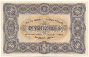 1920. 50K "5a 011 881063" barna sorozat- és sorszámmal, "Orell Füssli Zürich" ny...