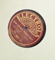 18 db magyar zenei gramofon lemez fox, puszta, cigányzene, stb, jó állapotban, tartóval