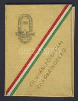 1954 XII. Nyári Főiskolai Világbajnokság fényképes tolmácsigazolvány