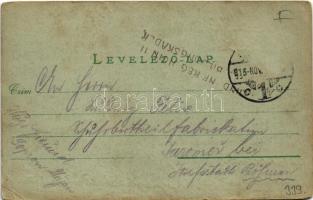 1915 Sopron, Győr-Sopron-Ebenfurti Vasút (GySEV) vasútállomása, pályaudvar. L. Kummert kiadása (EK)