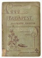 Budapest. Illustrirter Wegweiser durch Budapest und Umgebungen. 3. bőv., jav, kiadás. Wien, Bp., Leipzig, é.n. Hartleben. (F. Jasper, Wien.) VI, [2], 143, [9] l., 20 t. (12 kétlapos), térképmelléklet nélkül.) Szövegközti képekkel, térképpel. Kiadói, festett.egészvászon kötésben