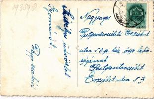 1941 Gyoma (Gyomaendrőd), Vasútállomás, park. photo (fl)