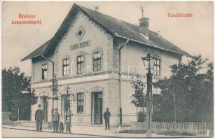 1910 Lovasberény, vasútállomás (EB)