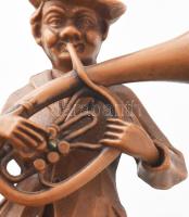 cca 1982-1987 IVV Wanderung PS Schwedelbach, német muzsikus / zenész figurák, 6 db. Műgyanta, közte ...