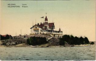 Helsinki, Helsingfors; Louto (Luoto) / Klippan / wooden villa by architect Selim A.Lindqvist