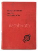 1955 Osztrák kommunista tagkönyv, kitöltött