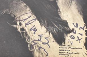 1966-1976 A Film Színház Muzsika 6 db száma, 21 db aláírással (Almási Éva, Honthy Hanna, Bartók Bélá...