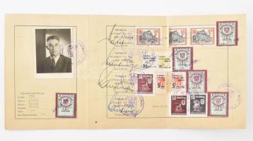 1949 Osztrák vadászkönyv, kitöltve