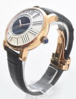 Cartier automata karóra, igényes gyűjtői replika d: 40 mm, bőr szíjjal