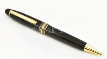 Mont Blanc Meisterstück jelzésű golyóstoll ,szám nélkül, dobozzal, kis kopással 14,5 cm