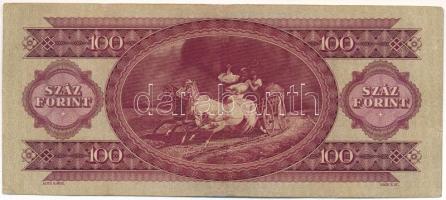 1947. 100Ft "B 087 013385" T:F restaurált Adamo F27