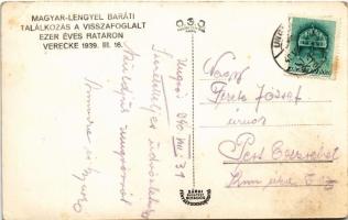 1940 Vereckei-hágó, Veretskyy pereval, Verecke Pass, Serednioveretskyy; Magyar-Lengyel baráti találk...