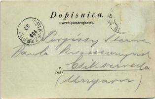 1900 Visnja Gora, Pozdrav iz Visnjegore / night (Rb)