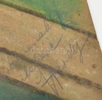 Hardy jelzéssel: Karikatúra, nagyméretű grafika. Vegyes technika, kollázs, papír. Jelzett, a jobb al...