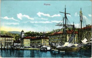 1911 Fiume, Rijeka; port (EK)