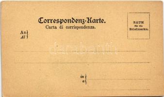 Tirol, Grüass Gott. Deponirt Nr. 63. / Tyrolean folklore art postcard. litho (EK)