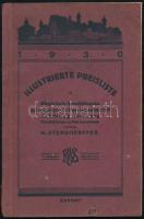 1930 H. Uttendoerffer lőszergyár színes képes reklám katalógusa 58p.