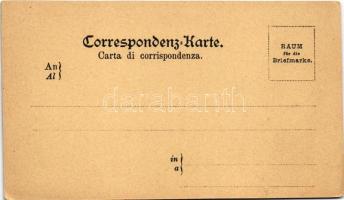 Tirol, An schean Gruass aus Tirol. Deponirt Nr. 49. / Tyrolean folklore art postcard. litho (EK)