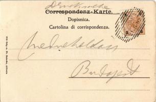 1902 Lovran, Lovrana, Laurana; Verafels / shore, rock