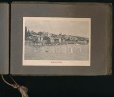 cca 1900 A Balaton 20 képet tartlamaző füzet balatoni településekről albumban Lap méret 23x14 cm