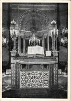 Firenze, Il Tempio Israelitico / Le Temple Juif / The Jewish Synagogue, interior. Constructed in 1882 from Arch. Falcini, Micheli, Treves. Judaica (pinhole)