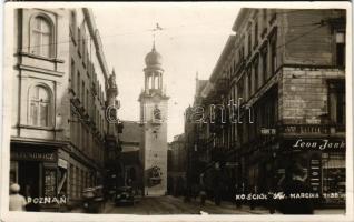 1937 Poznan, Posen; Kosciól Sw. Marcina / church, shops (fl)